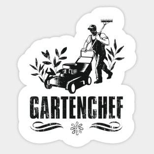 Hobby Gärtner Gartenchef Gartenarbeit Sticker